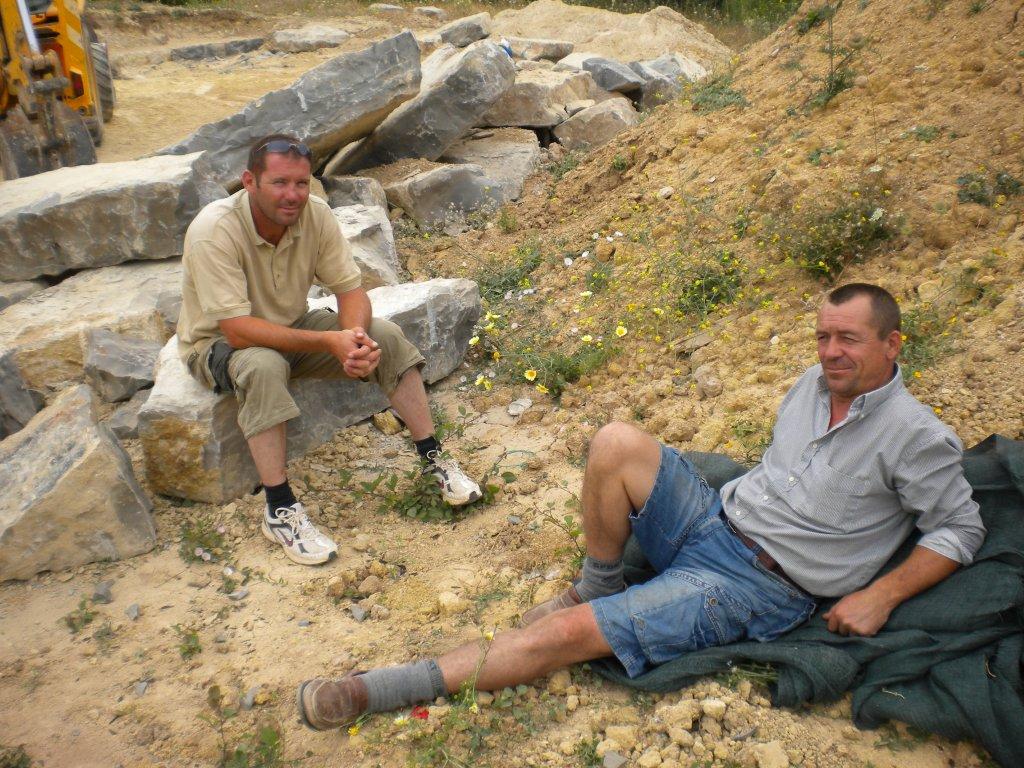 The stone wall builders